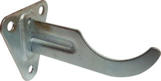 SUPPORT RADIATEUR ACIER - Embase triangulaire