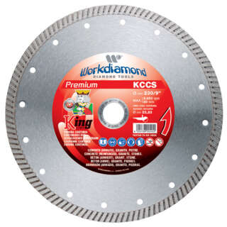 KCCS disc for reinforced concrete, granite and stone