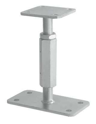 Pied de poteau réglable M24