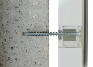 VIS BÉTON - tête fraisée en situations