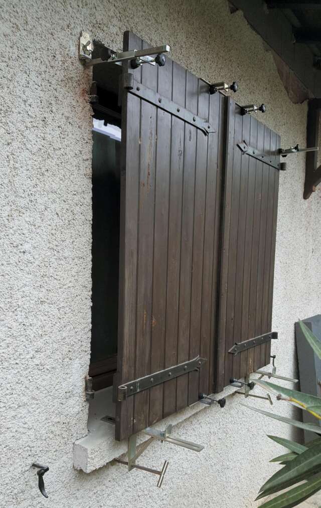 Malette de rallonge d'appui de fenêtre en situation