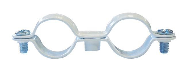 Collier double blanc