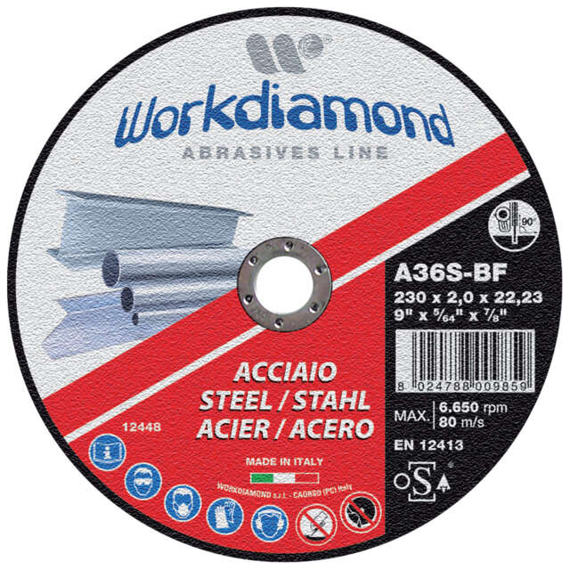 Disque abrasif acier