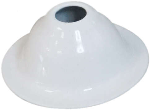 Rosace conique blanche