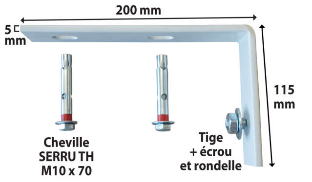 Pose horizontale - détails techniques