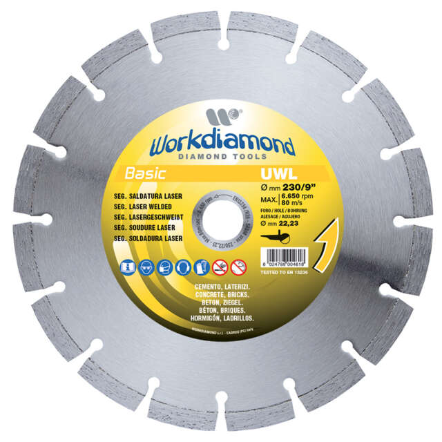 Disque UWL pour béton, brique et pierre