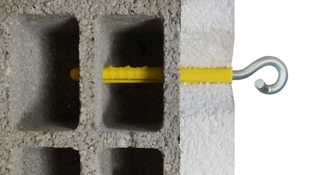 Fix-câble vue en coupe