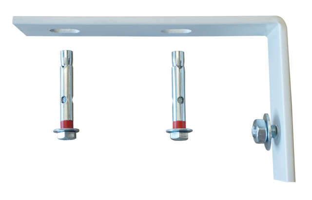FIXATION CHAUFFE-EAU MURAL PLAT - pose horizontale
