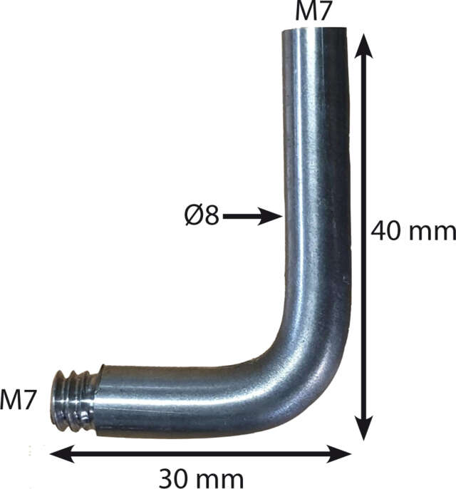 RACCORD COUDÉ Dimensions