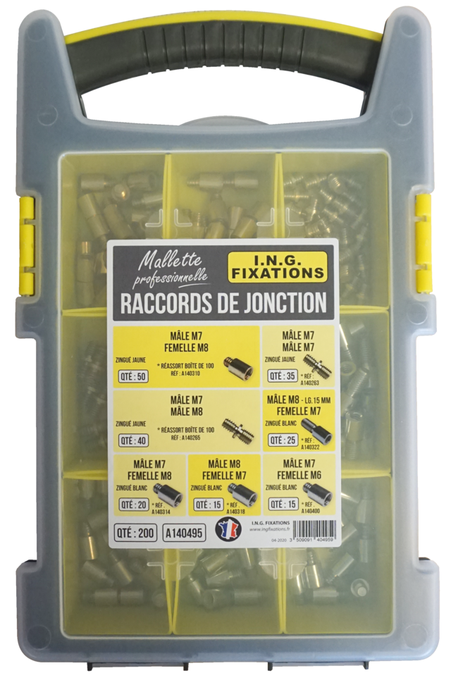 MALETTE RACCORDS DE JONCTION + RALLONGES