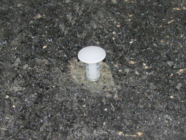 Cache polyéthylène en situation