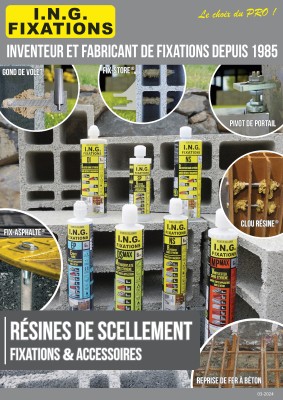 Gamme Résines de Scellement